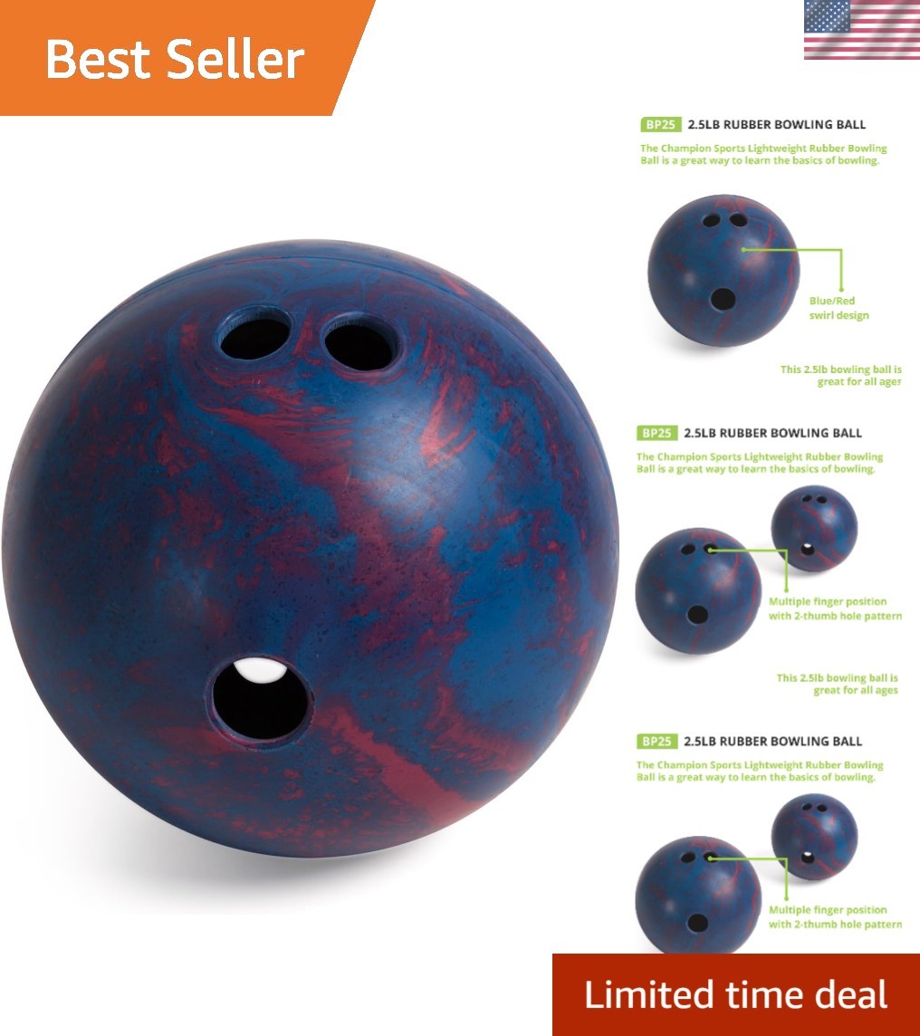 Easy Grip 2.5 lb Bowling Ball for Beginners