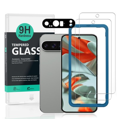 Vetro Temperato TM-Concept Per Google Pixel 4A, 0,26 Mm, 2,5D, Trasparente, Con Kit Applicazione
