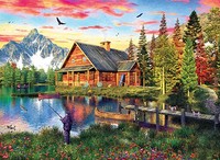 Puzzle (1000 T.) FischerhüTte (Eurographics) Neu/Ovp