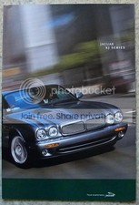 JAGUAR XJ Series LF Car Sales Brochure 2002 Ref JLM/10/02/04/02 XJR Supercharged
