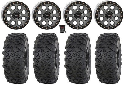 System 3 SB-7 15'' Wheels Ti (6+1) 32'' Roctane T4 Tires Renegade Outlander