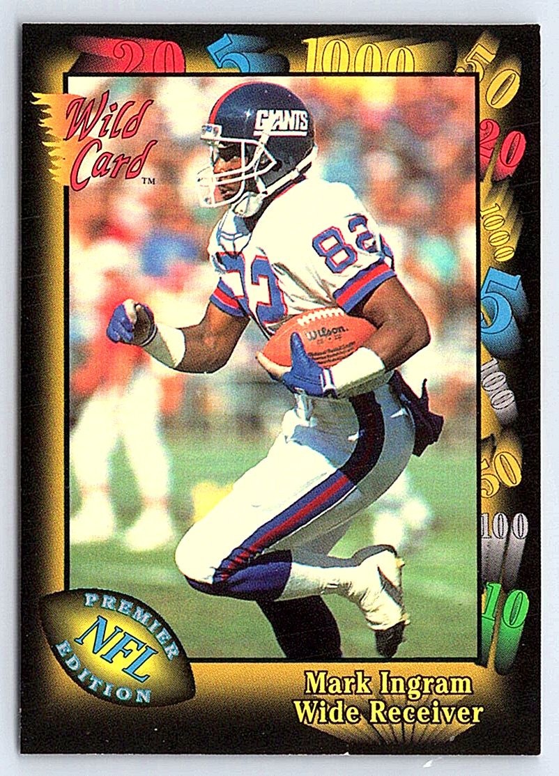 Mark Ingram 1991 Wild Card #136 New York Giants