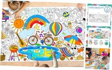 Giant Coloring Poster for Classroom - 31.5x72 - Versatile Summer Activity