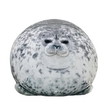 23.7 inch Large Seal Plush Pillow: Soft Stuffed Animal Toy ,Chubby Blob Seal ...