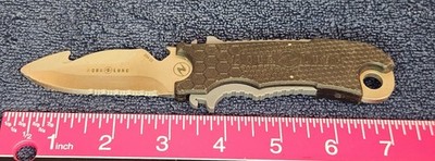 2.75'' Black AQUA LUNG Fixed Blade Dive Knife, No Sheath