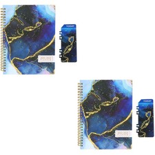 2pcs English A5 Planner Book Fashion Academic Planner Coil Design Planner