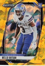 2025 Panini Prizm Draft Picks - Mello Dotson #42 Gold Ice Prizm (RC)