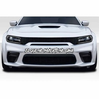 El Que No Invierte No Gana Decal Truck Sticker