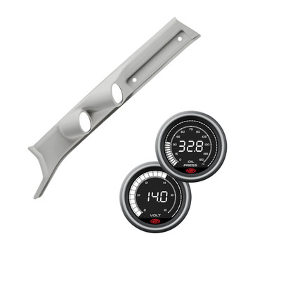 Gauge Pillar Pod Light Grey Single Piece suit Toyota Landcruiser 2009-On w/ Digi