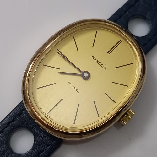 VINTAGE NOS 1960-70'S SWISS GENESSIS MANUAL 17J CAL 8800 EBAUCHE HERREN UHR - Bild 4 von 12