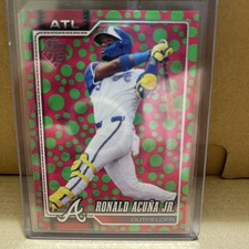 2026 Topps Series 1 ~ Ronald Acuna Jr  #50 ~ Easter Polka Dots ~ Braves SP