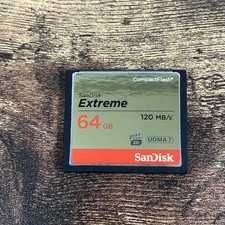 SanDisk Extreme High Speed 64GB CompactFlash Memory Card 120MB/s
