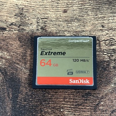 SanDisk Extreme High Speed 64GB CompactFlash Memory Card 120MB/s