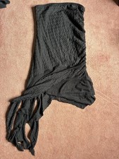 Urban Outfitters gonna asimmetrica nera XL