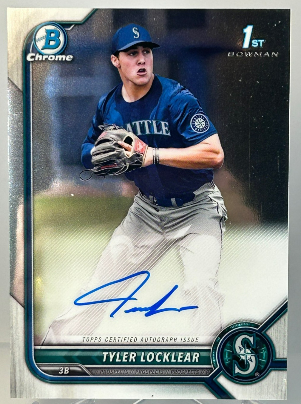 Tyler LockLear 2022 1st Bowman Chrome Auto