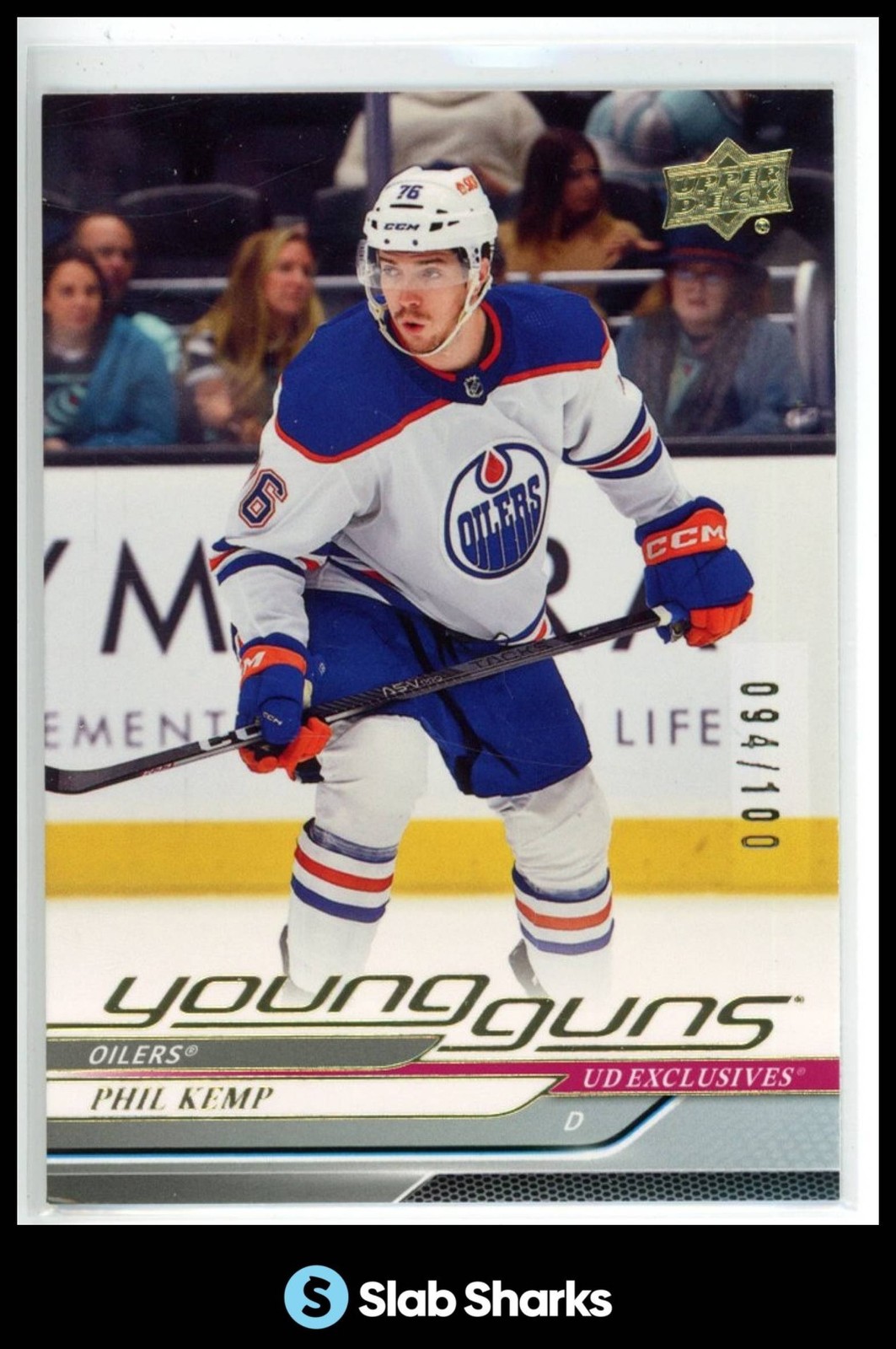 2024 UPPER DECK #471 PHIL KEMP EXCLUSIVES YOUNG GUNS RC ROOKIE /100