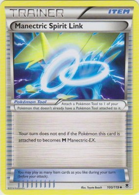 Manectric Spirit Link - 100/119 - Uncommon - Moderately Played