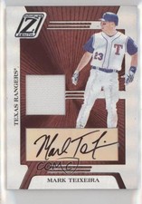 2005 Donruss Zenith Z-Jerseygraphs 11/25 Mark Teixeira #ZB-99 Auto b8c
