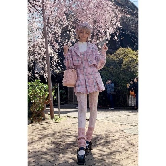 Nuevo con etiquetas Vestido Vina Of The Valley Talla 2XL Prep School Idol Rosa Púrpura Azul Cuadros Foto 4 de 4