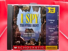 I Spy Treasure Hunt PC Game (CD-ROM, 2001) Classic Educational CD-ROM