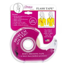 Braza Flash Tape - Double Sided Clear Adhesive Clothing, Fabric and Body Tape...