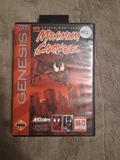 Spider-Man and Venom: Maximum Carnage (Sega Genesis) CIB complete video game red