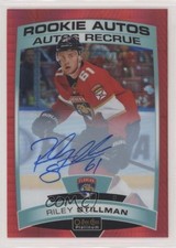 2019 O-Pee-Chee Platinum Rookie Red Prism 40/50 Riley Stillman #R-RS Auto RC r9d