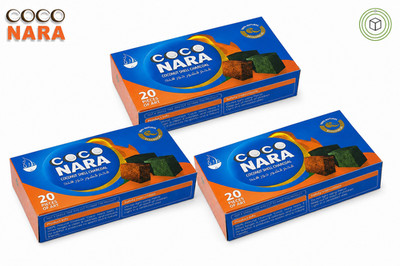 Coco Nara 100% Natural Coconut Shell Charcoal Coal Cubes 20ct 3 Pack Clean Burn