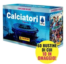 SCATOLA BOX CONFEZIONE DELUXE DA 60 BUSTINE DI FIGURINE CALCIATORI 2025/2026 PAN