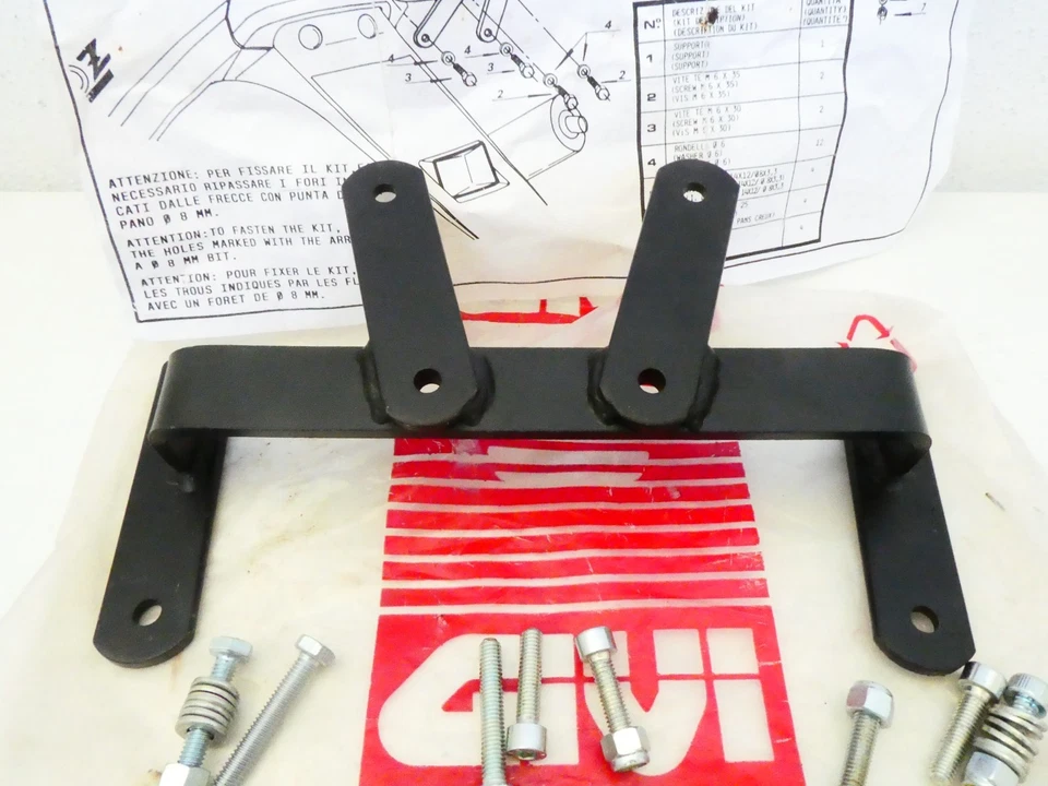 per scooter yamaha cr50z cr 50 z target adattatore piastra portapacchi givi - Immagine 3 di 4