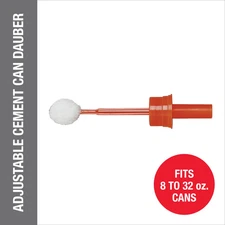 Oatey Adjustable Dauber Orange All-purpose cement and primer