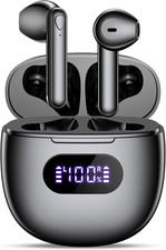 Wireless Earbuds Bluetooth Headphones V5.4, 48H Long Battery Life LED Power Disp