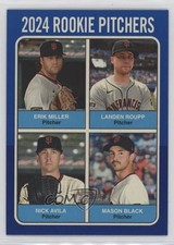 2024 Topps Heritage High Number Dark Blue Border Mason Black Erik Miller 6k2