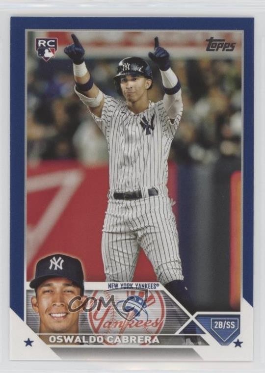 2023 Topps Series 2 Royal Blue Oswaldo Cabrera #487 0wp8