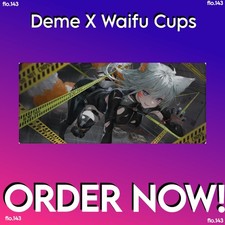 Gamer Supps Waifu Cups x Deme Mousepad Desk Mat PRESALE