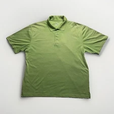 Champions Tour Polo Shirt Mens 2XL Green Short Sleeve Golf Performance Classic
