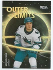 2025-26 Metal Universe Outer Limits Gold #'d 69/99 Michael Misa #OL-40 San Jose