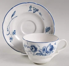 Nikko Antoinette Blue Cup & Saucer 2234345