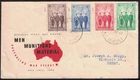 AUSTRALIA, 1940, IMPERIAL FORCES ILLUSTRATED FIRST DAY COVER, STAMPS CAT. £40.