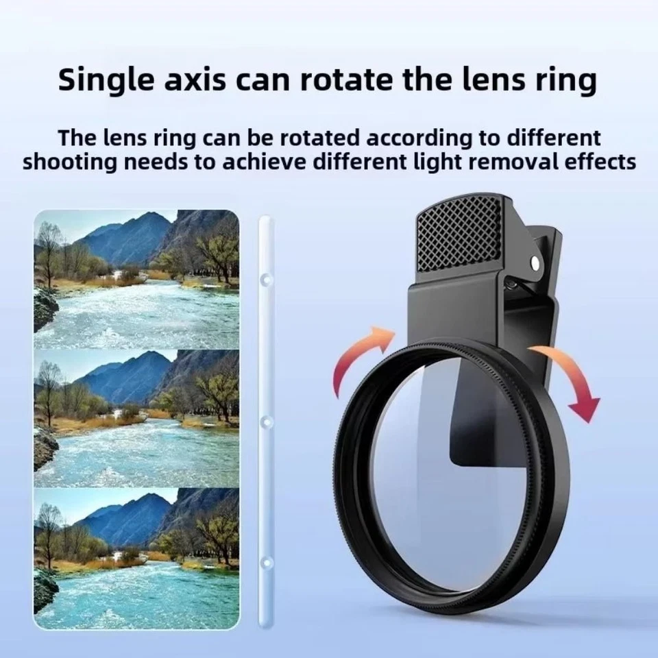 52mm Mobile Phone Polarizing Filter Cpl Polarizing Lens Taking Photos - Image 4 of 4