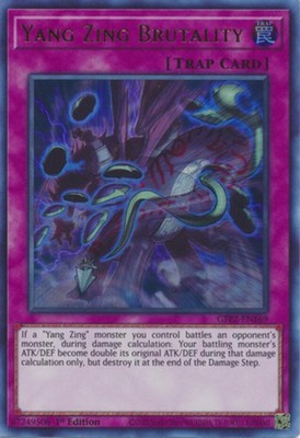 Yang Zing Brutality - GFP2-EN169 - Ultra Rare - 1st Edition - Near Mint