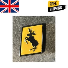 Swedish Moose Black Test Emblem Metal Badge Decal for Volvo UK Stock 
