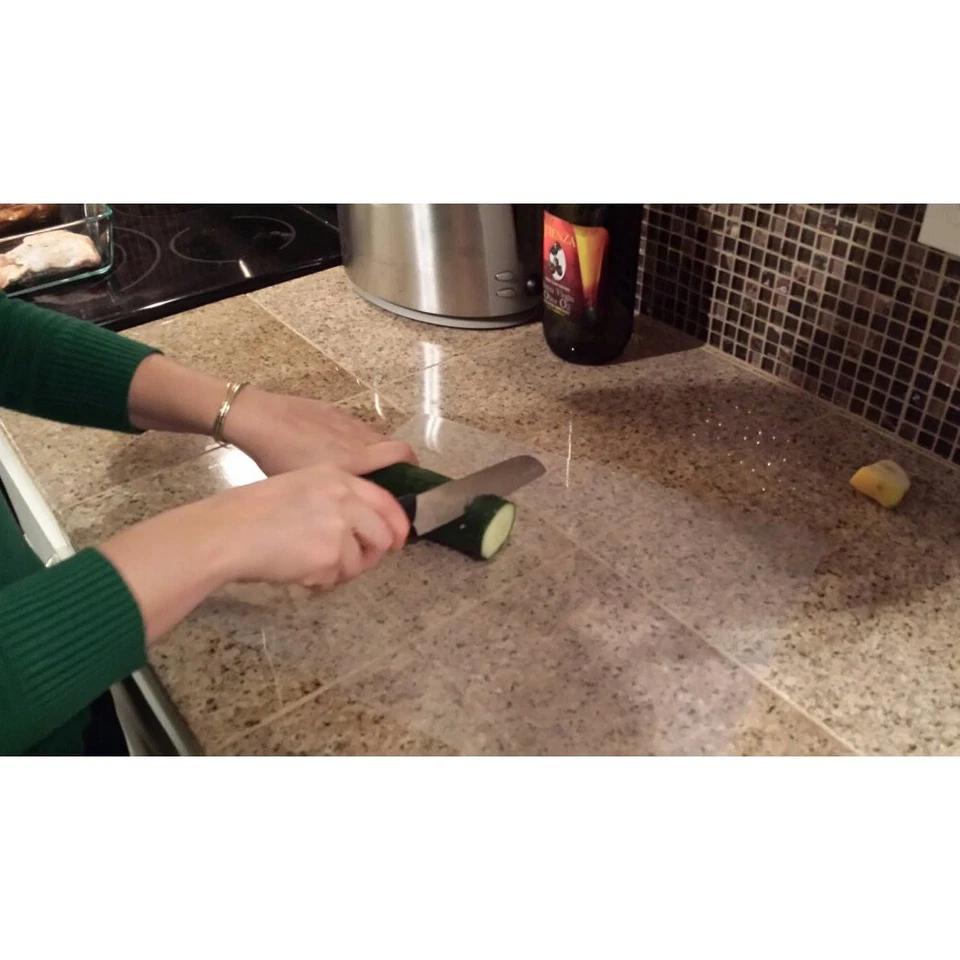 Home Kitchen Multi-Pack Thin Clear Flexible Plastic Cutting Board Mat 12" x 15" - Image 2 of 4