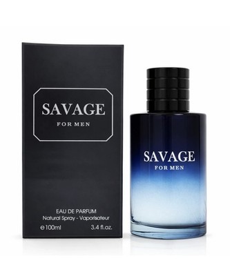 Savage by Fragrance Couture Box for Men 3.4 Oz Eau De Parfum Spray