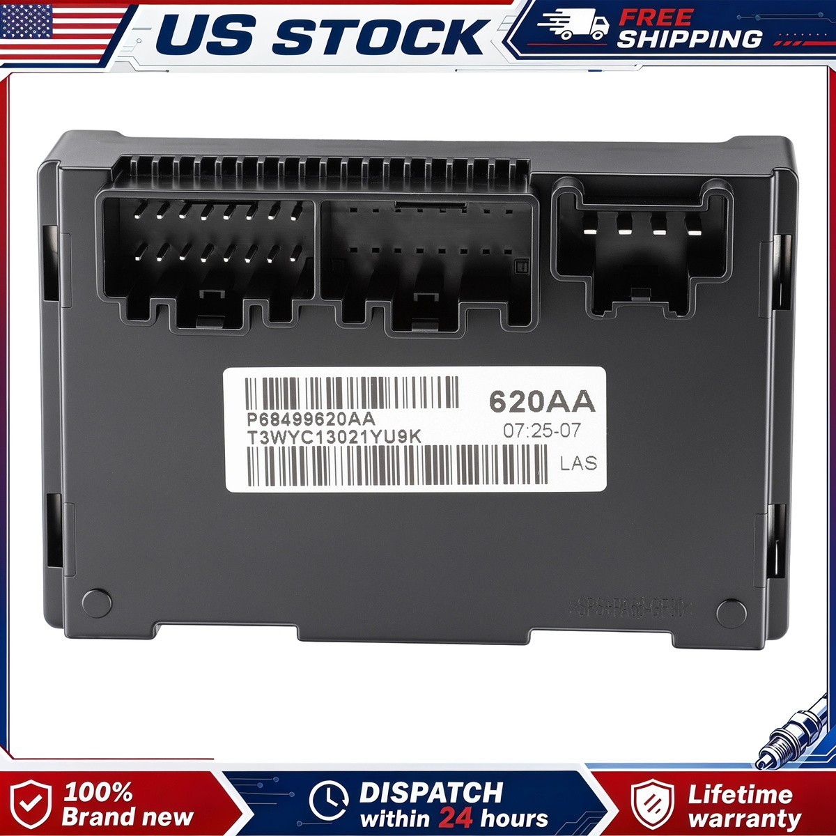 Transfer Case Control Module TCCM 68499620AB Fits 2021-2025 Jeep Grand Cherokee