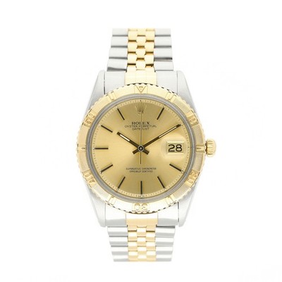 ROLEX DATEJUST 36 REF. 1625 GOLD DIAL STAHL/GOLD 1978 ORIGINAL BOX