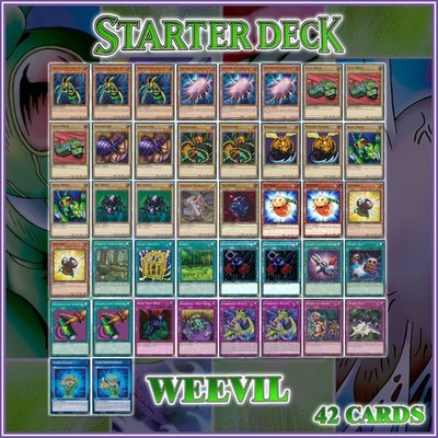 PERFECTLY ULTIMATE GREAT MOTH STARTER DECK 42 WEEVIL | Duelist Kingdom  YuGiOh