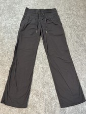 Lululemon Dance Studio Pants Womens Size 6 Black Wide Leg Drawstring