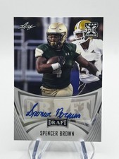 2021 Leaf Draft - Autographs Spencer Brown #BA-SB3 (AU, RC)