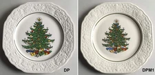 Cuthbertson Dickens Embossed Christmas  Dinner Plate 98378